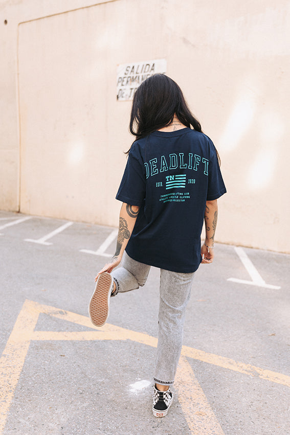 Deadlift Oversize T-shirt - Navy