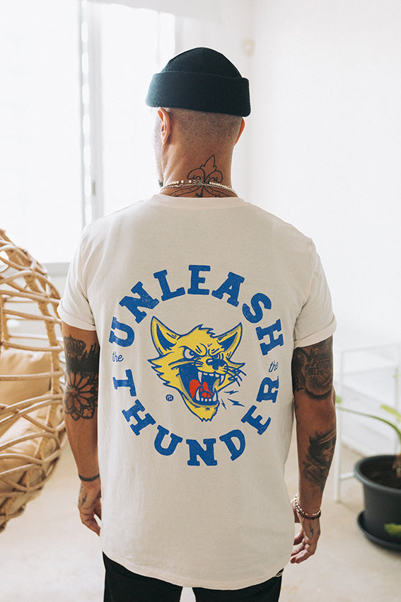 Unleash The Thunder - T-Shirt - Vintage White — Vista 4
