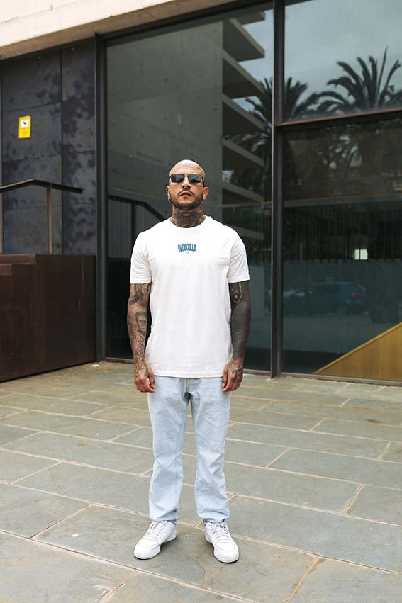Wodzilla T-Shirt - Vintage White — Vista 5
