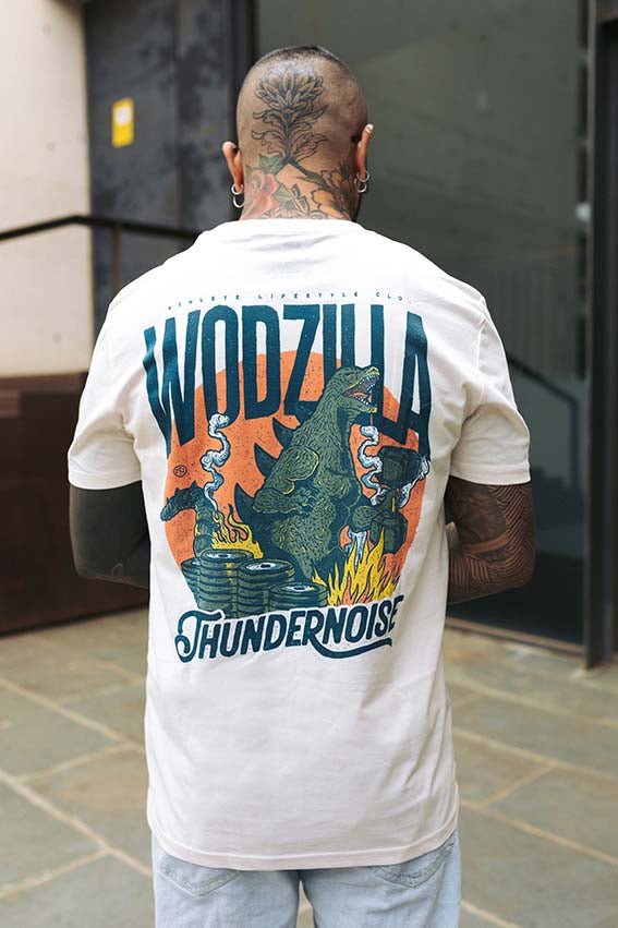 Wodzilla T-Shirt - Vintage White — Vista 2
