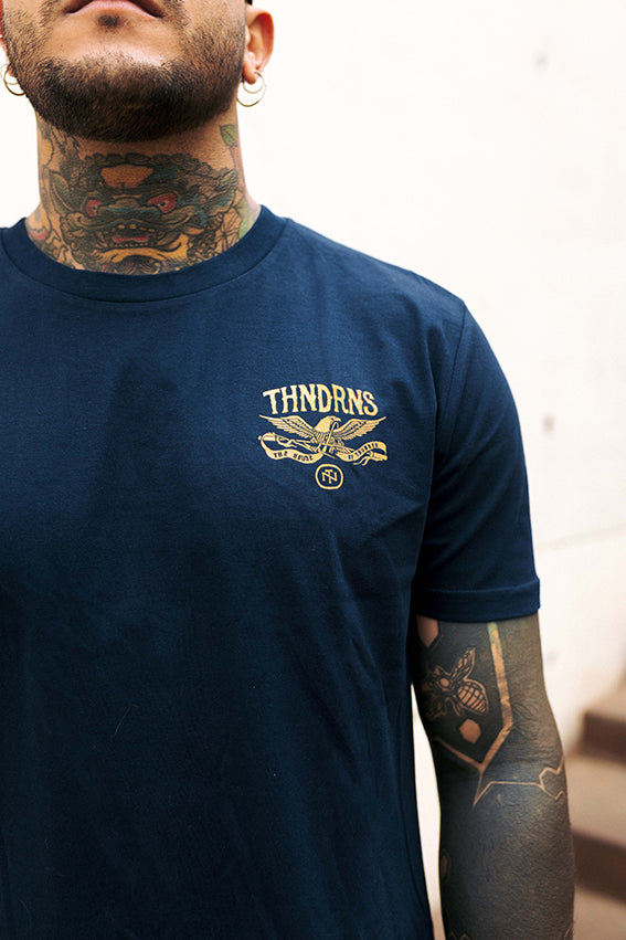 Easy Day T-shirt - Navy — Vista 3
