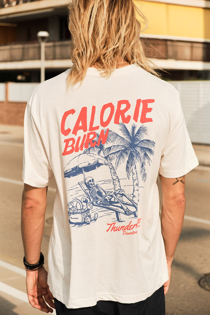 Calorie Burn - Relaxed T-Shirt - Off White