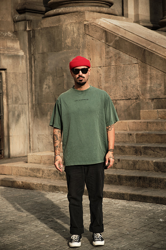 Lift & Conquer Oversize T-shirt — Vista 5
