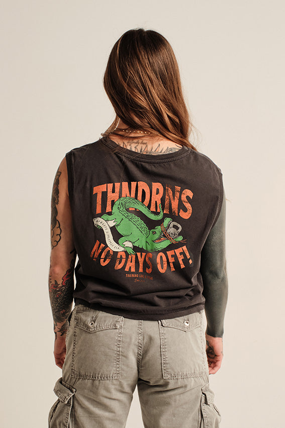No Days Off Cropped Tank Top