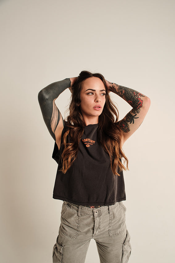 No Days Off Cropped Tank Top