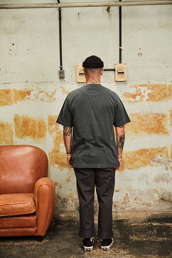 Heavy Reps Only - Oversize T-Shirt - Washed Dark Grey — Vista 6
