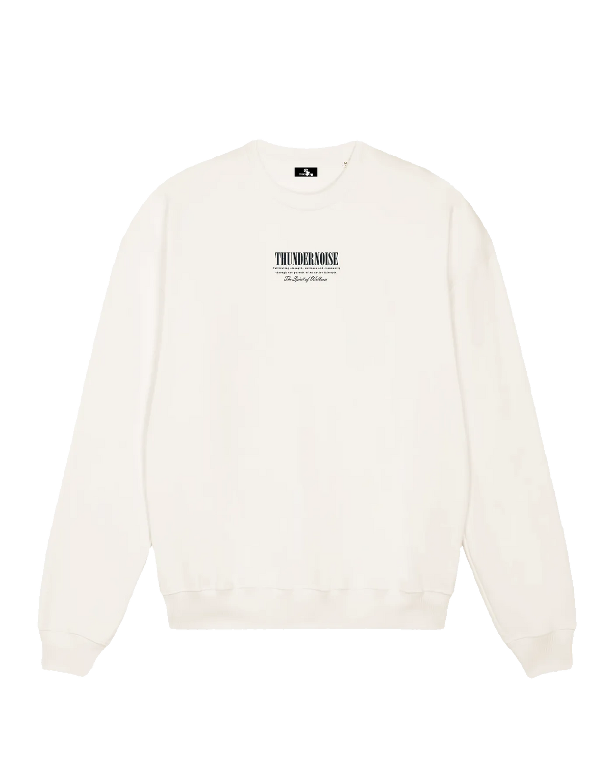 Old School Grit Oversize Crewneck - Off White — Vista 3
