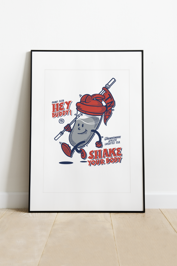 Shake Your Body - A3 Print