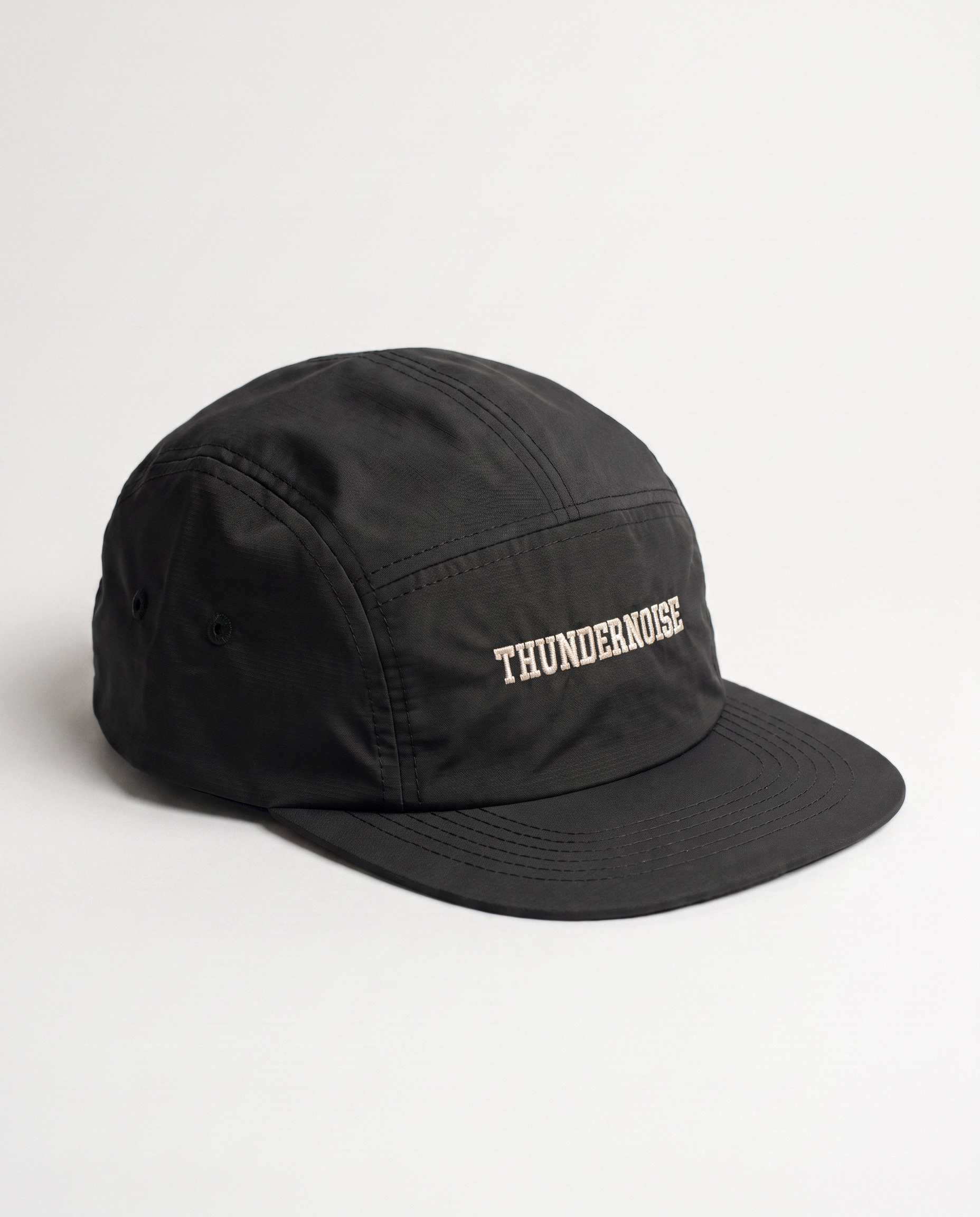 Thundernoise Nylon Ripstop Cap Black - Three Quarter