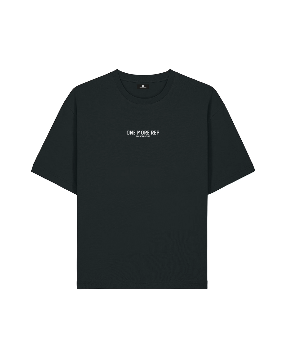 One More Rep - Relaxed T-Shirt - Black — View 2
