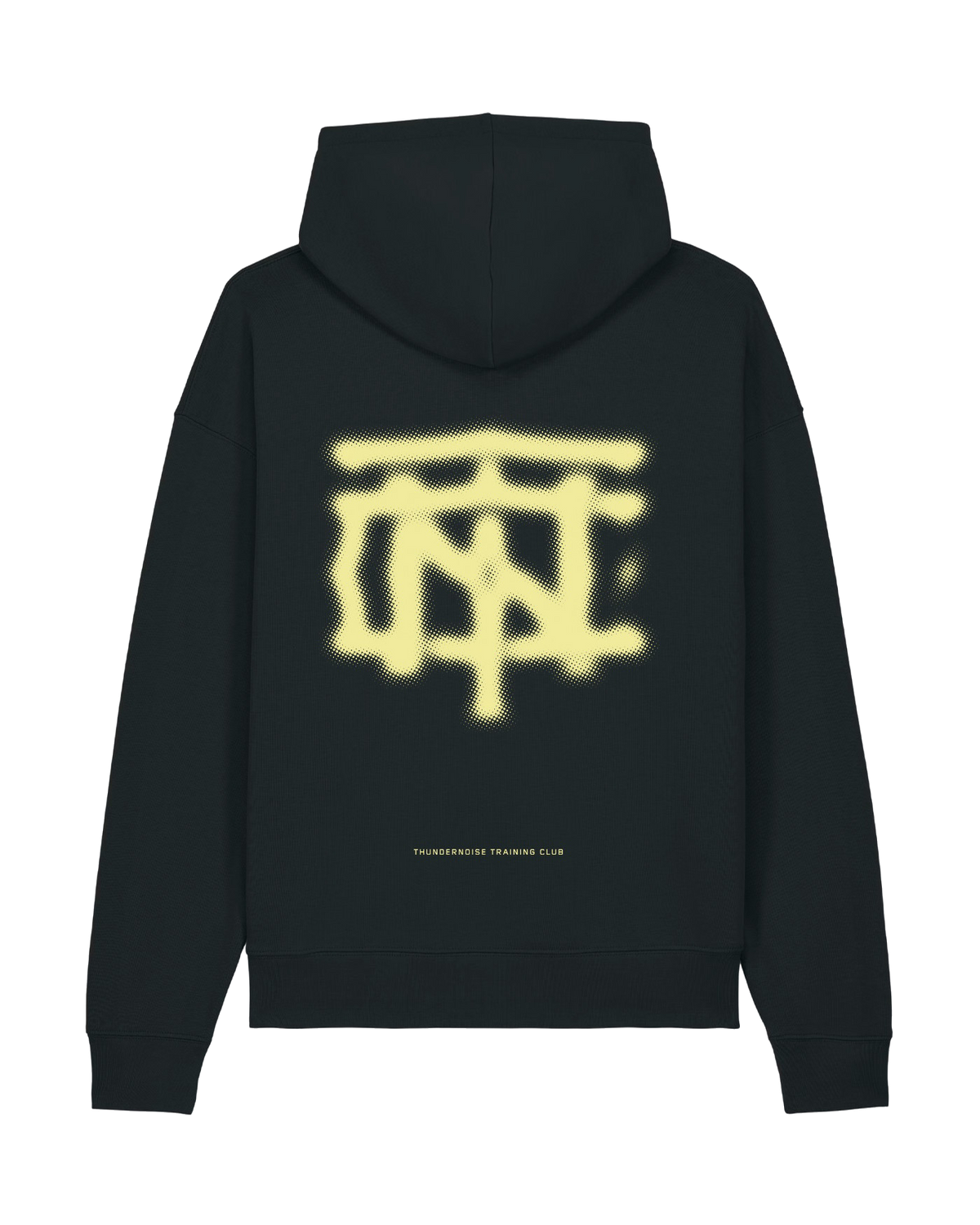 Vapor Logo Oversize Hoodie - Black