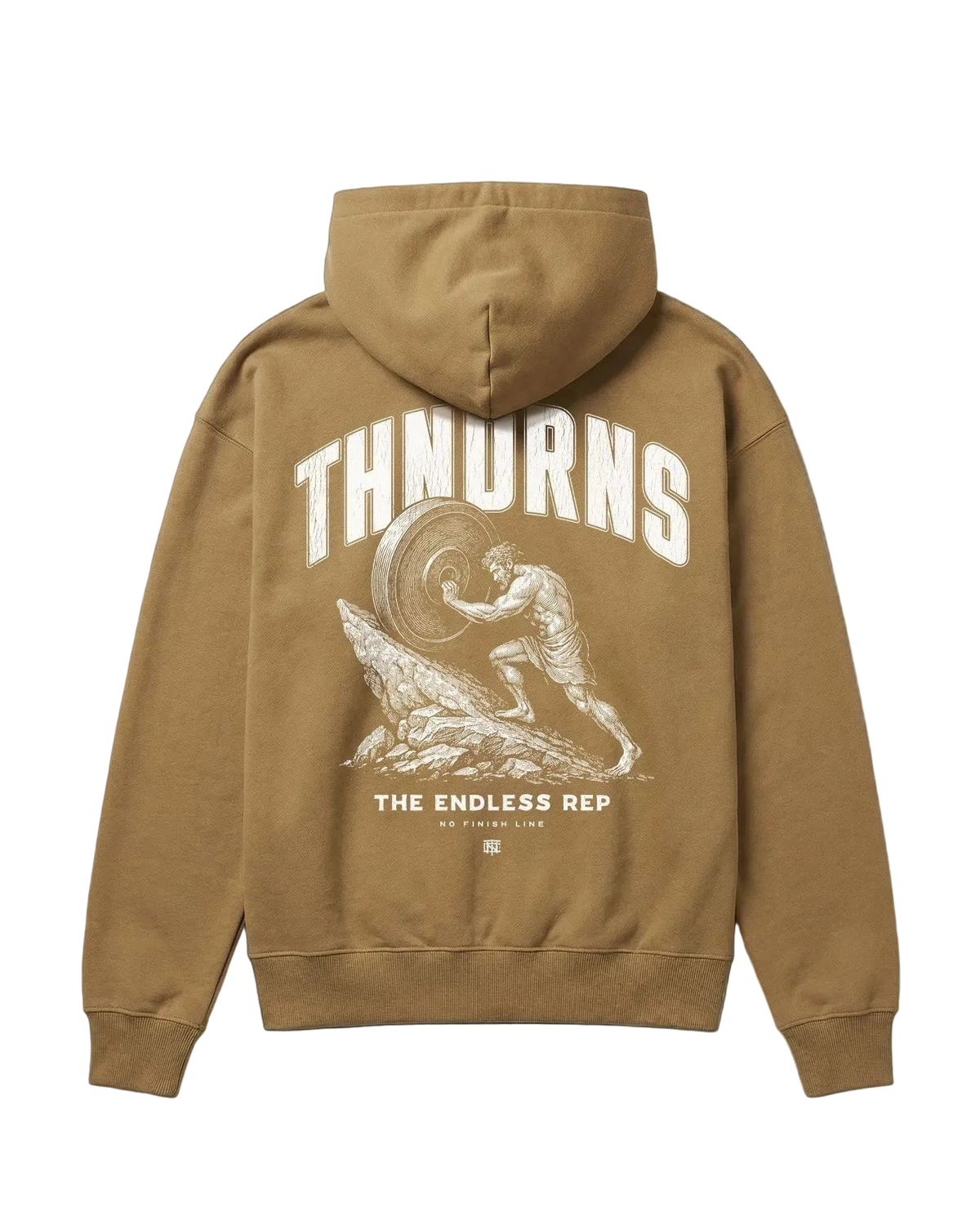 Sisyphus Oversize Hoodie - Brown