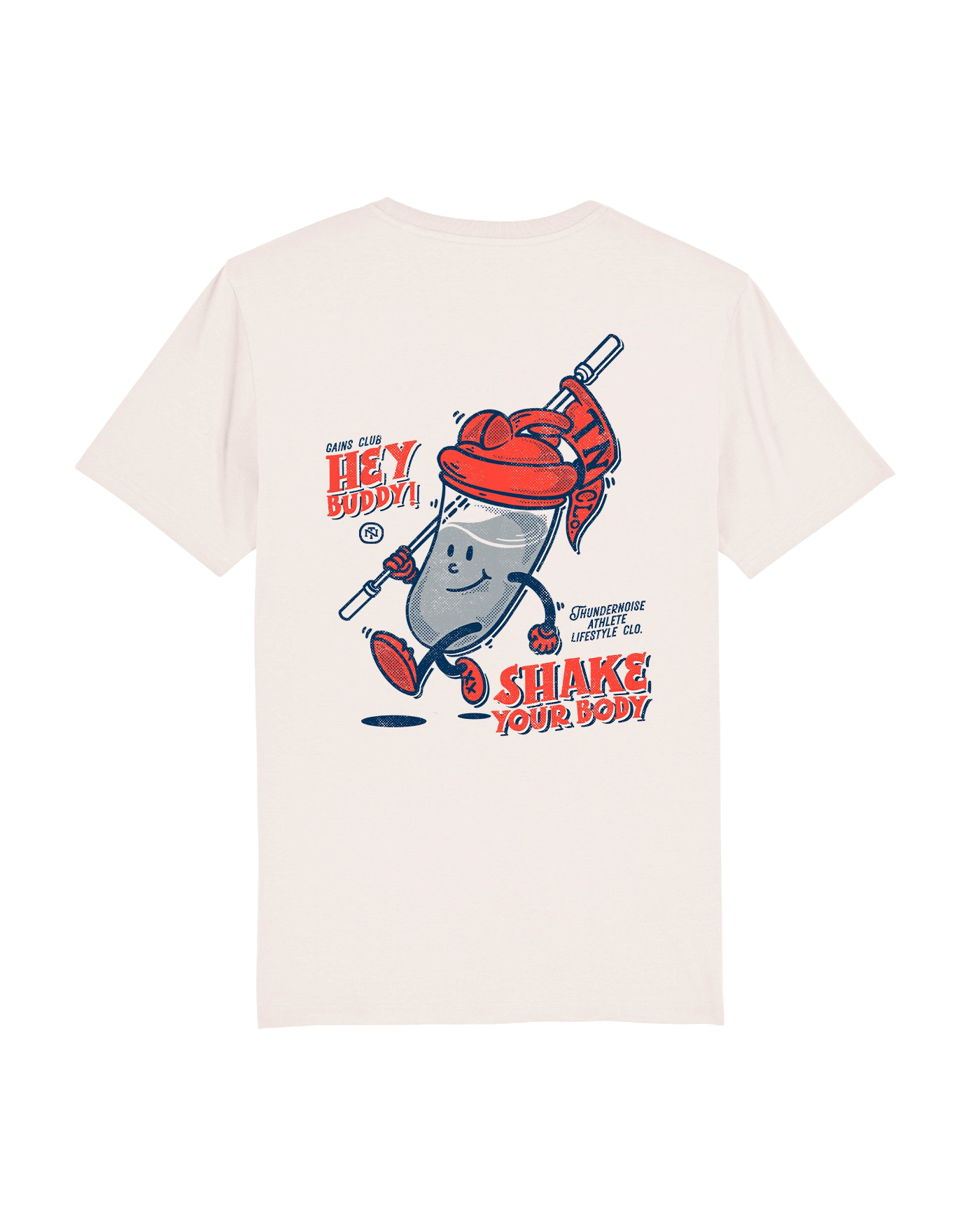 Shake Your Body T-Shirt - Vintage White