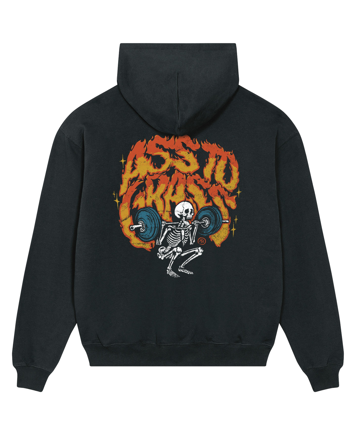 Ass to Grass Oversize Hoodie - Black