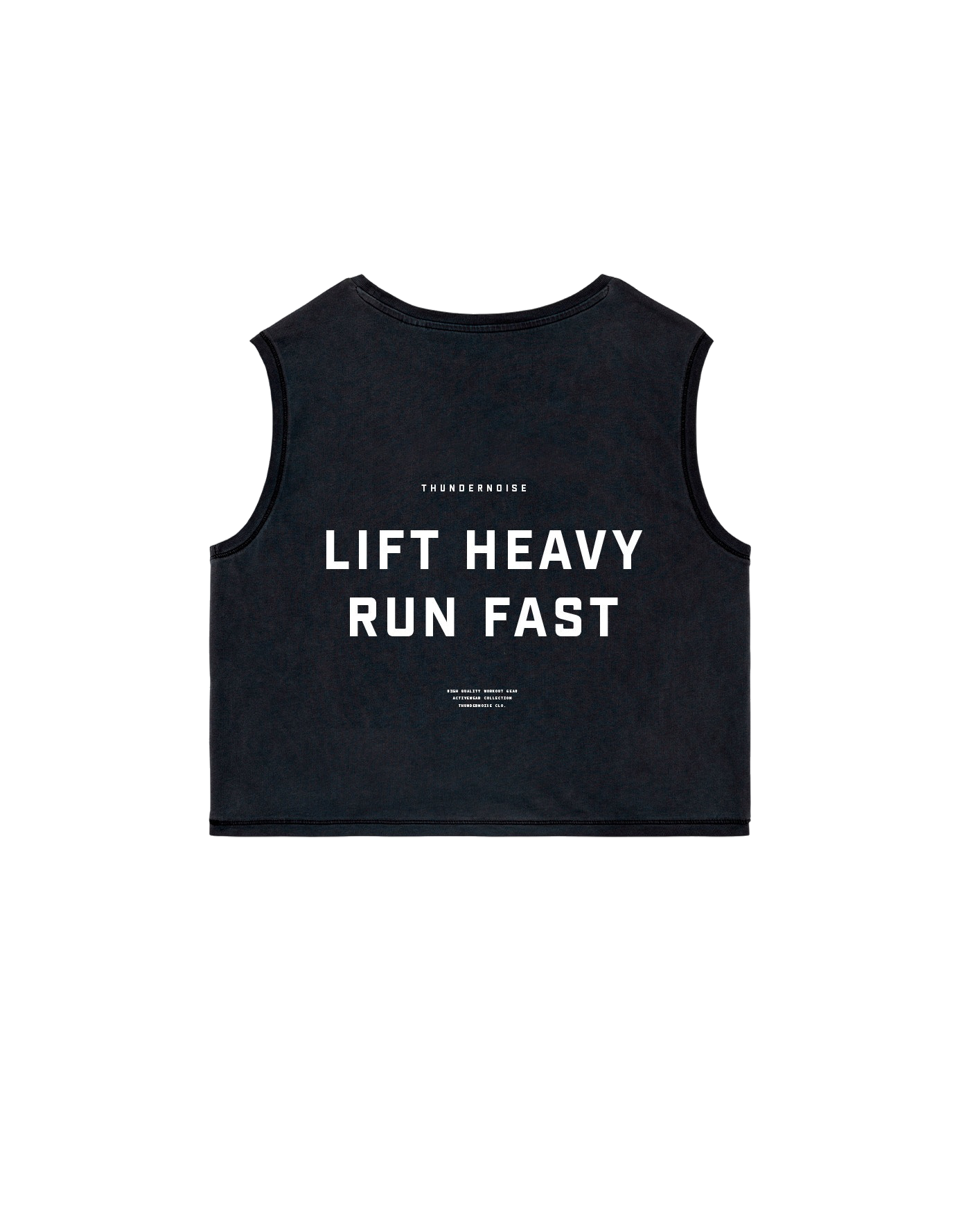 Lift Heavy Run Fast - Cropped Tank Top