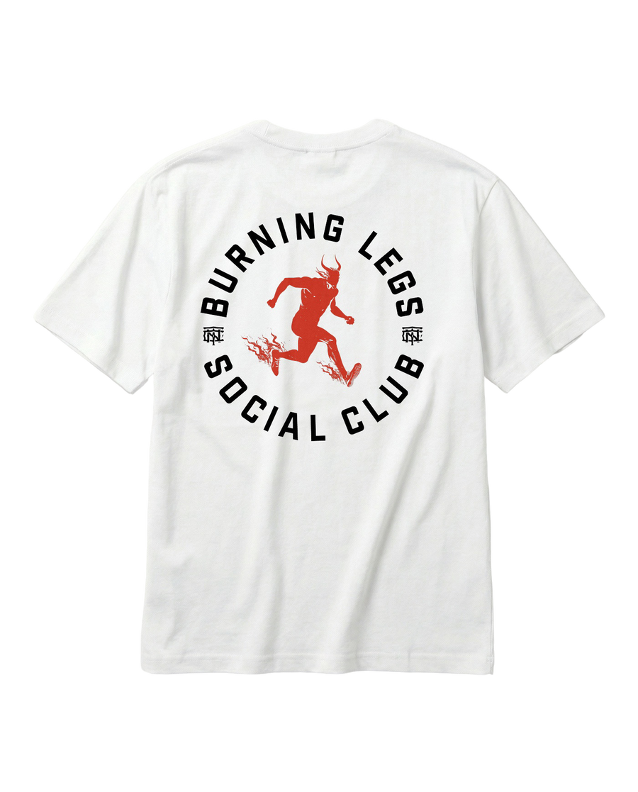 Burning Legs Social Club - Oversize T-Shirt - White