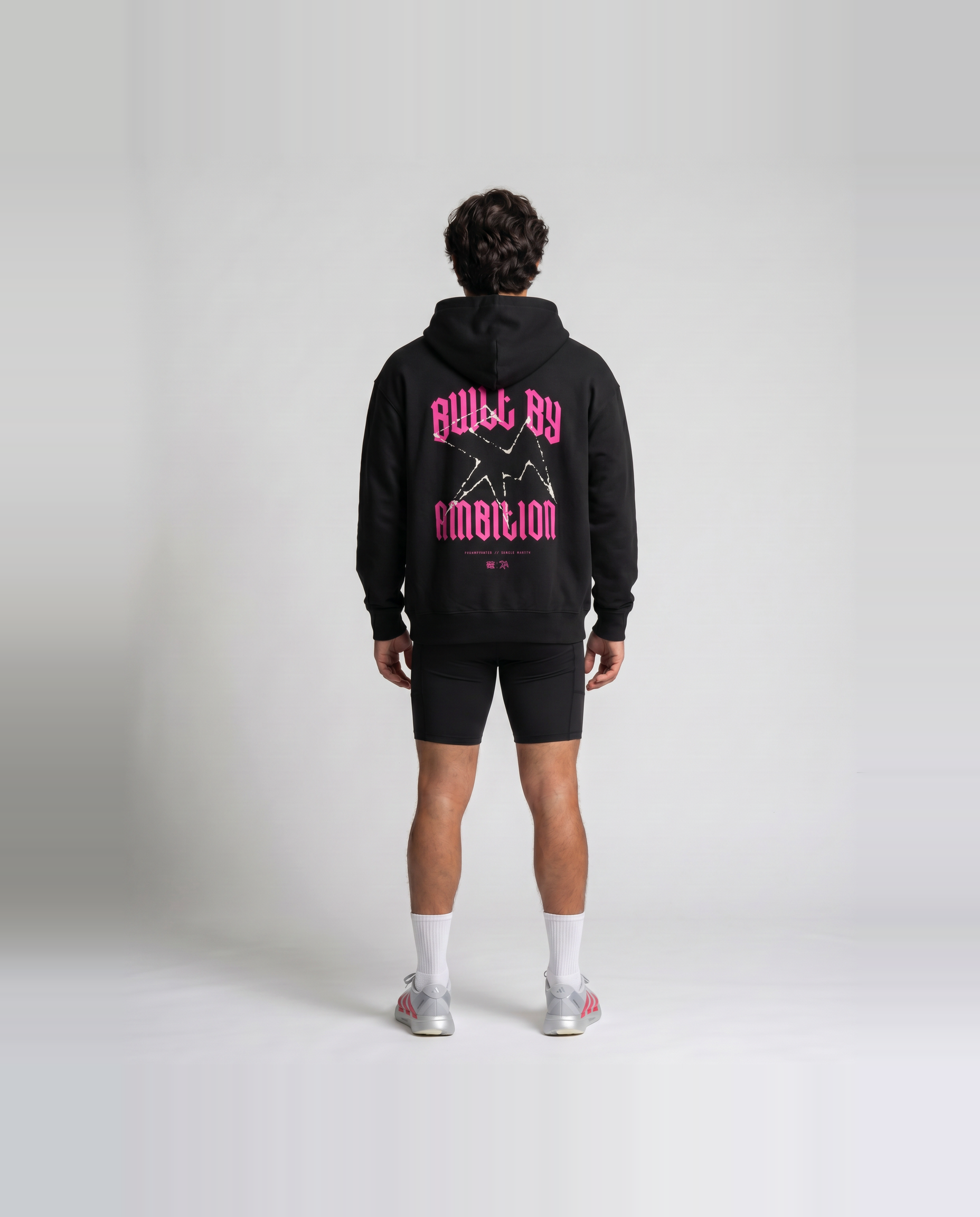 Thundernoise x Sergio Martín Miami Edition Oversize Hoodie Black - model back