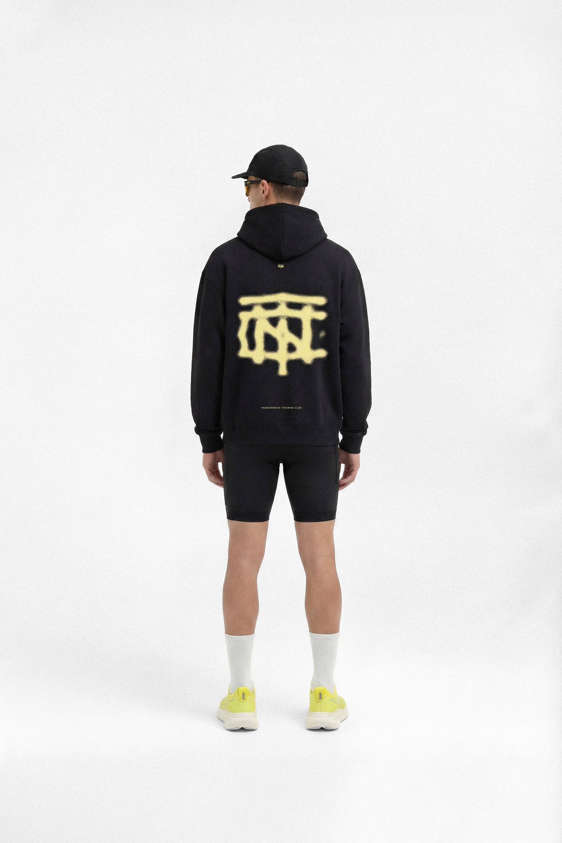 Vapor Logo Oversize Hoodie - Black