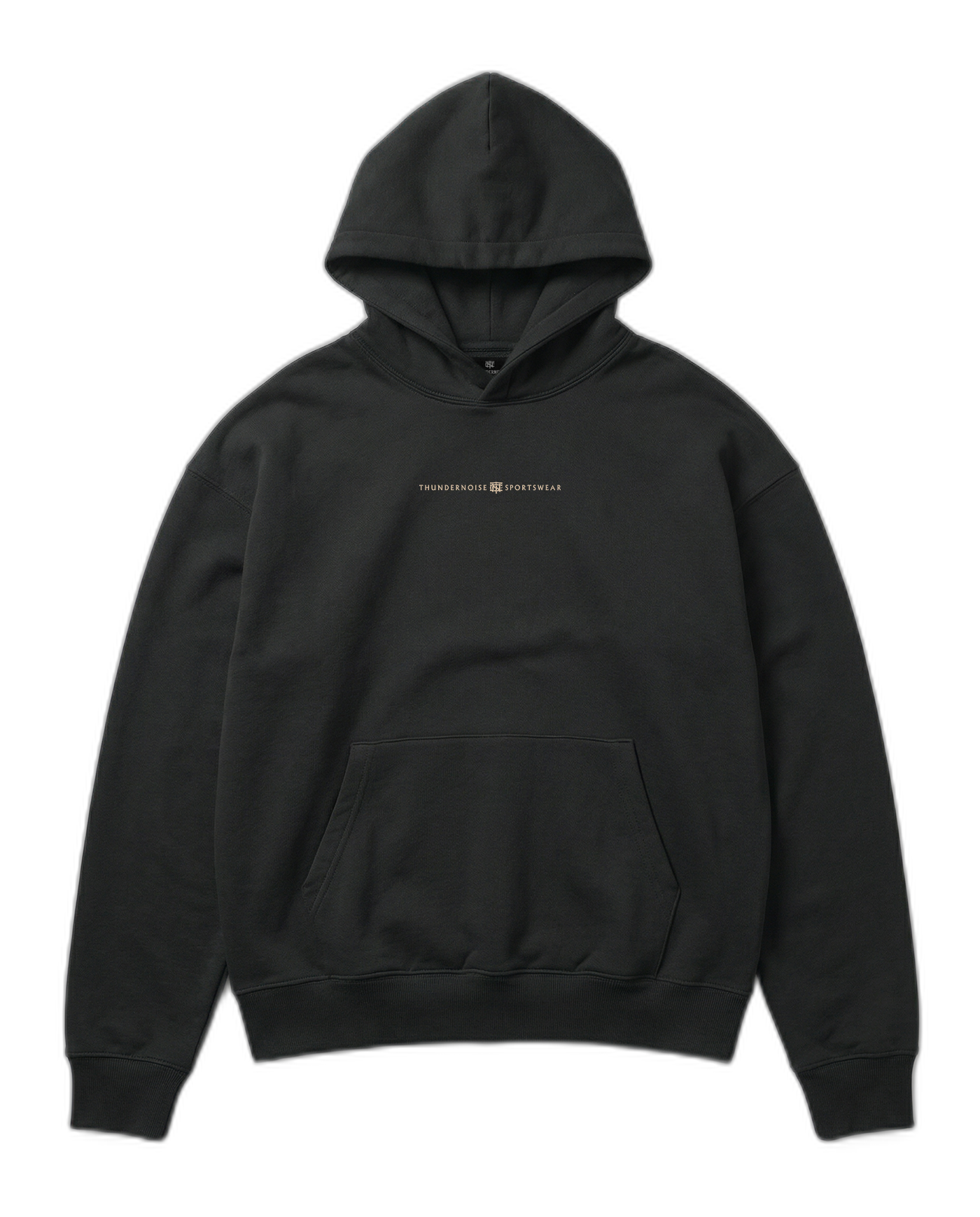Virtus Oversize Hoodie - Black — Vista 3
