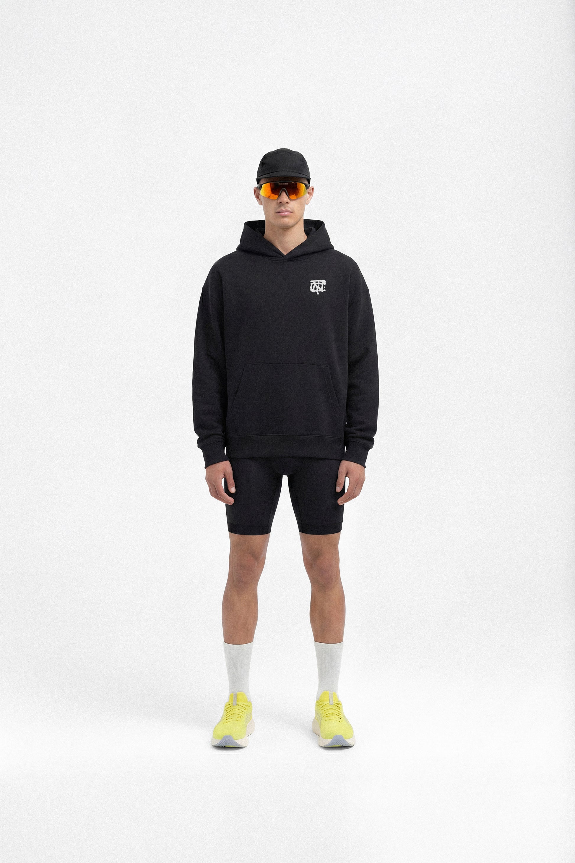 Miles don't Lie Oversize Hoodie - Black