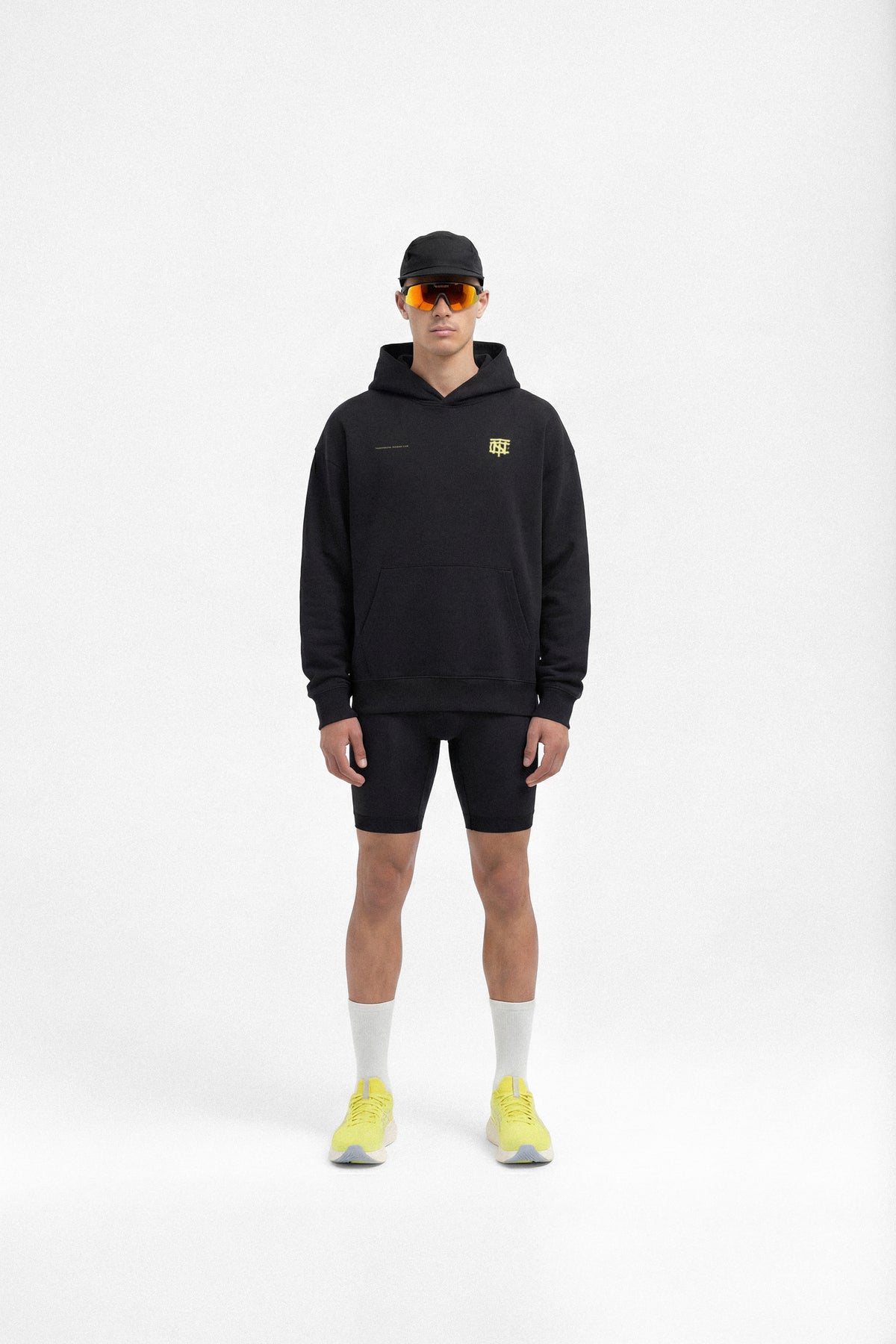 Vapor Logo Oversize Hoodie - Black — Vue 5
