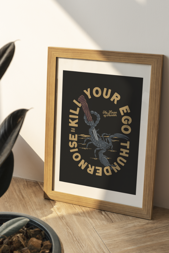 Kill Your Ego - A3 Print — Vista 1
