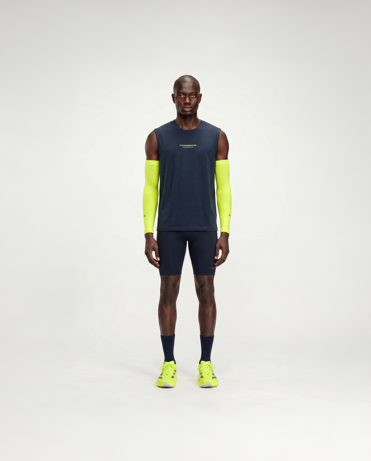 Less Ego Tank Top Navy - Model Front — Ansicht 5
