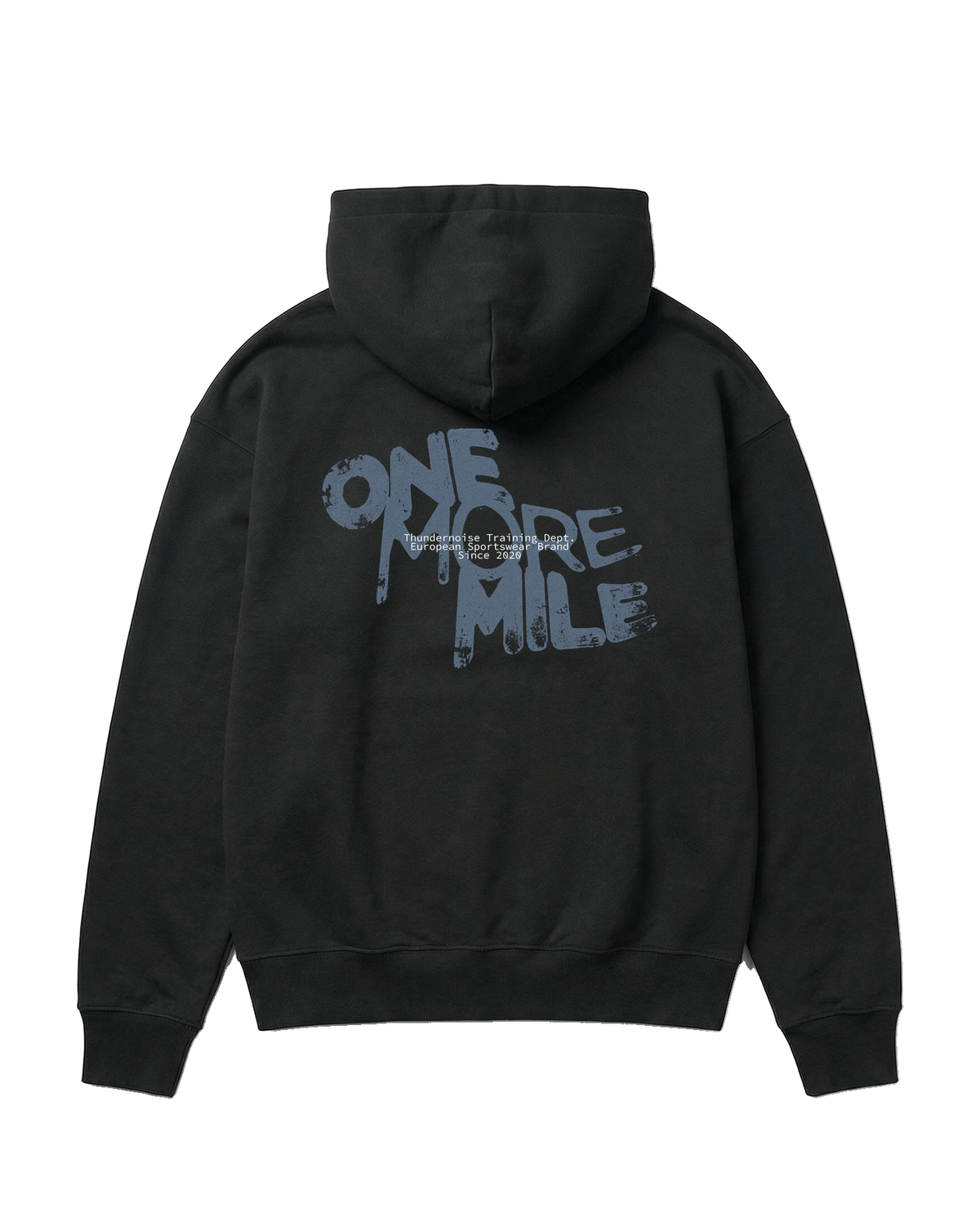 One More Mile - Oversize Hoodie - Black