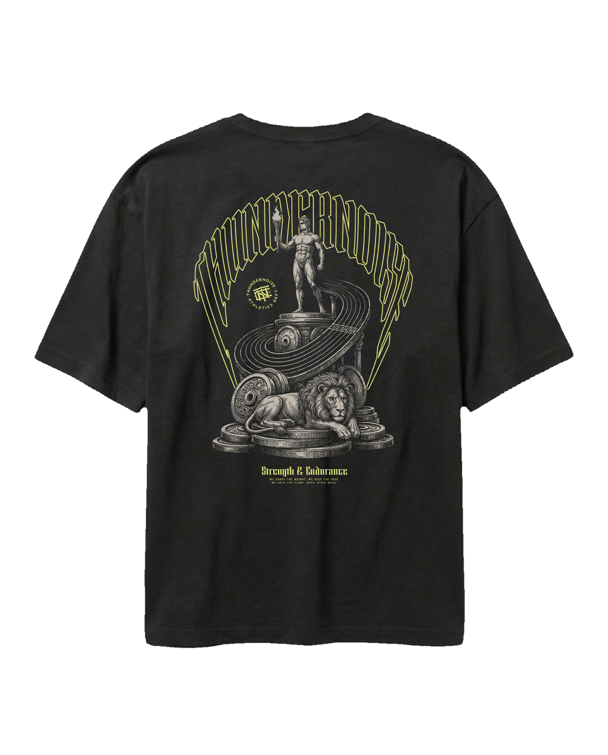 Torchbearer Oversized Tee Unisex - Black