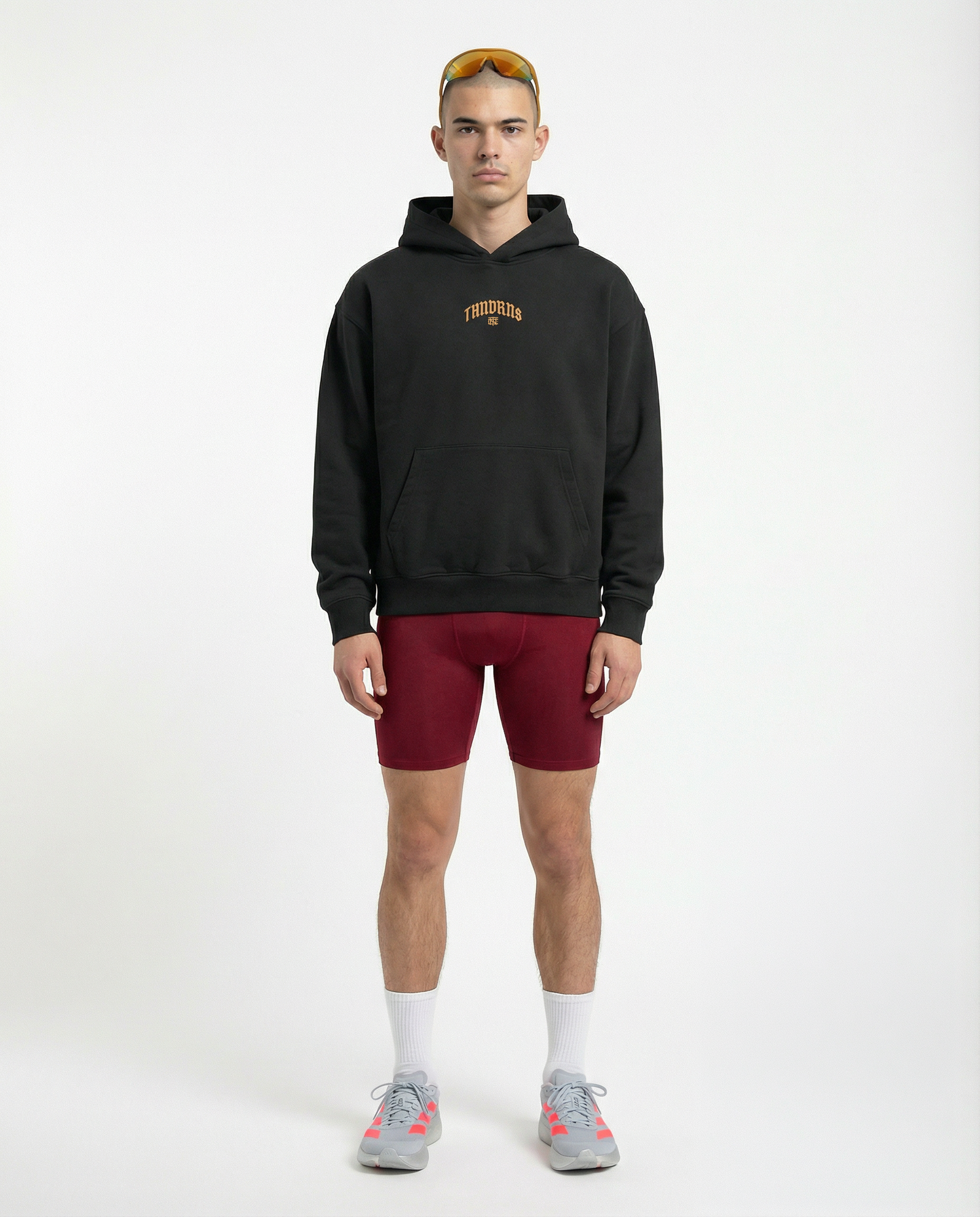 Pegasus Oversize Hoodie - Black — Vista 5
