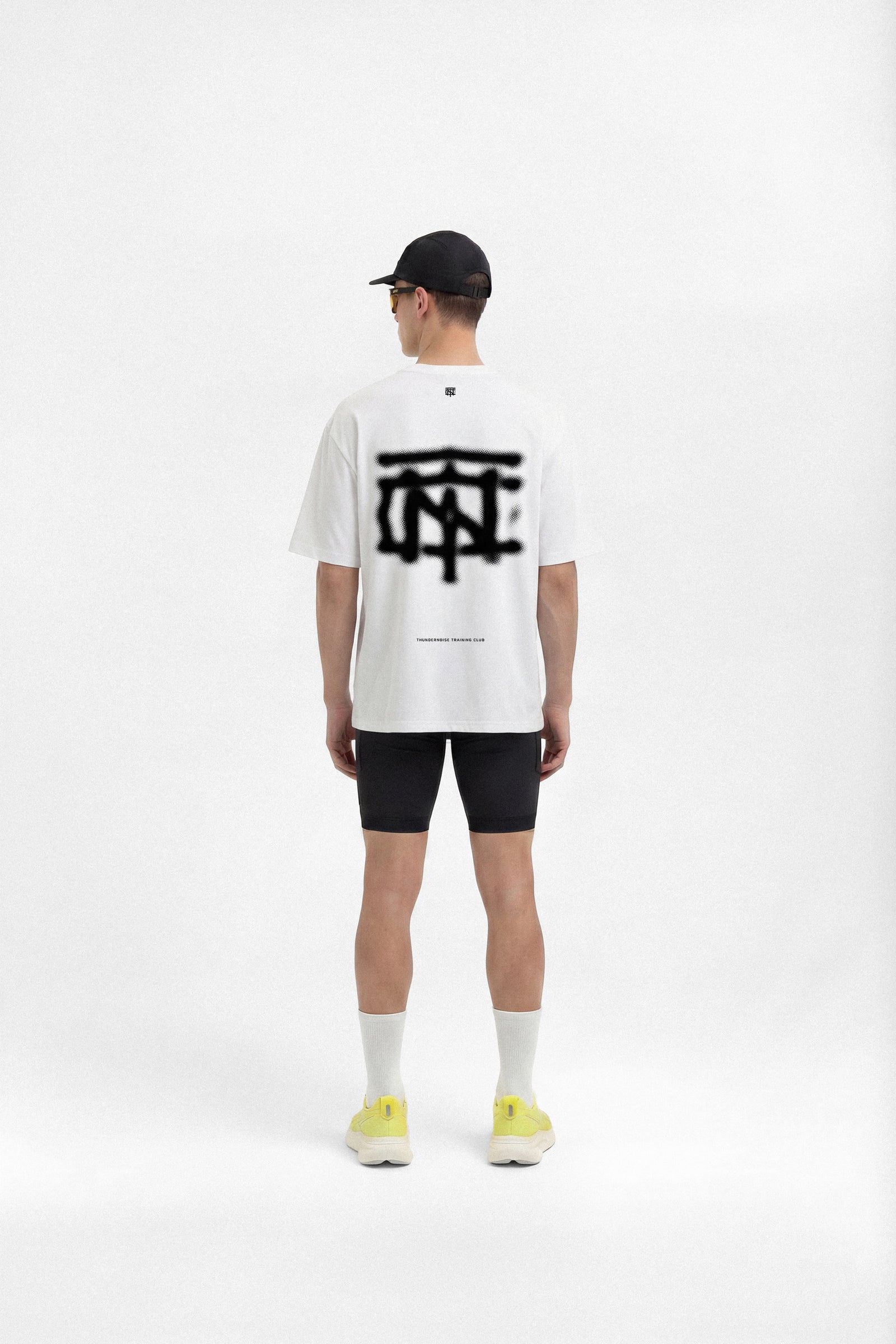 Vapor Logo Relaxed T-Shirt - White — Vista 4
