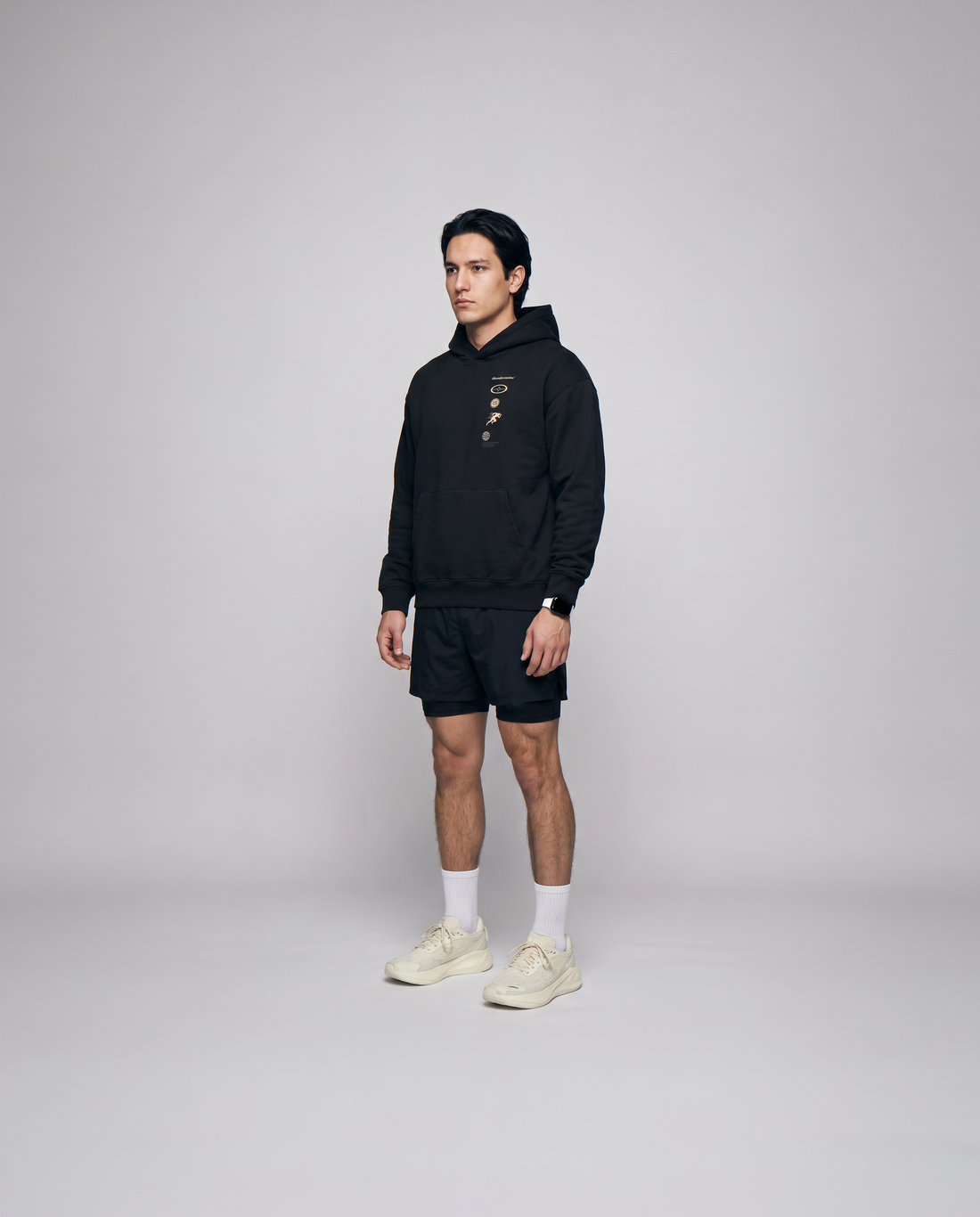 Strong Enough to Run - Oversize Hoodie - Black