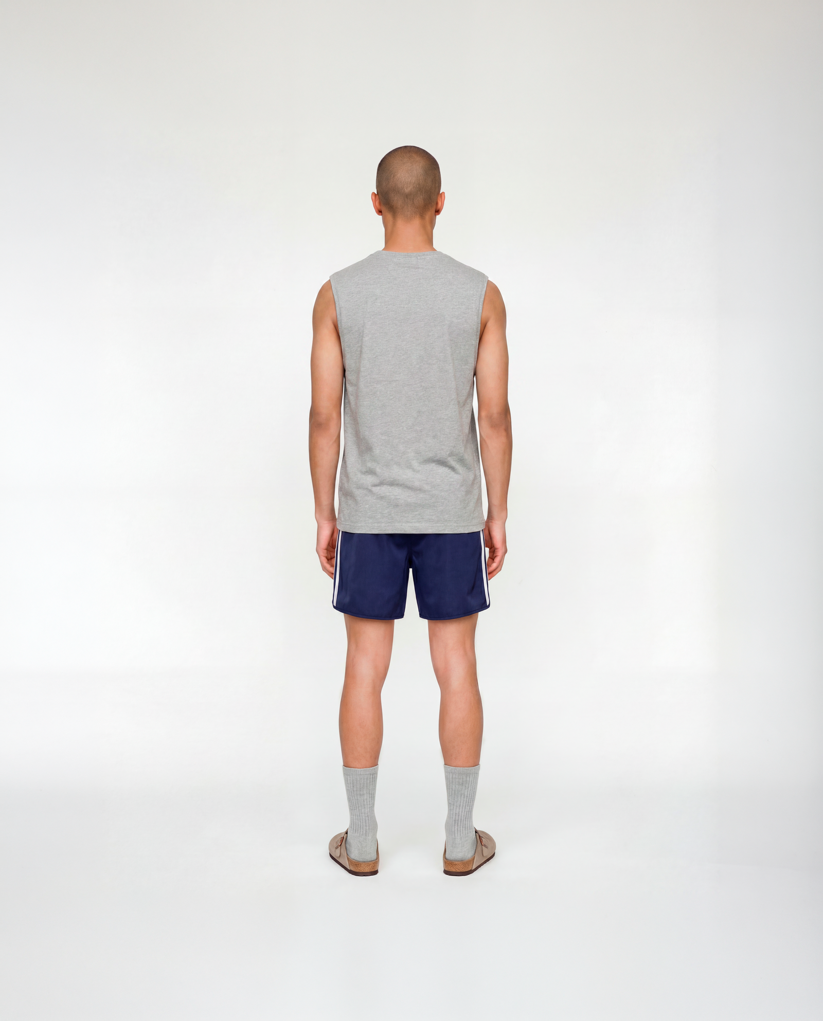 Storm Within Tank Top Grey - Model Back — Ansicht 4

