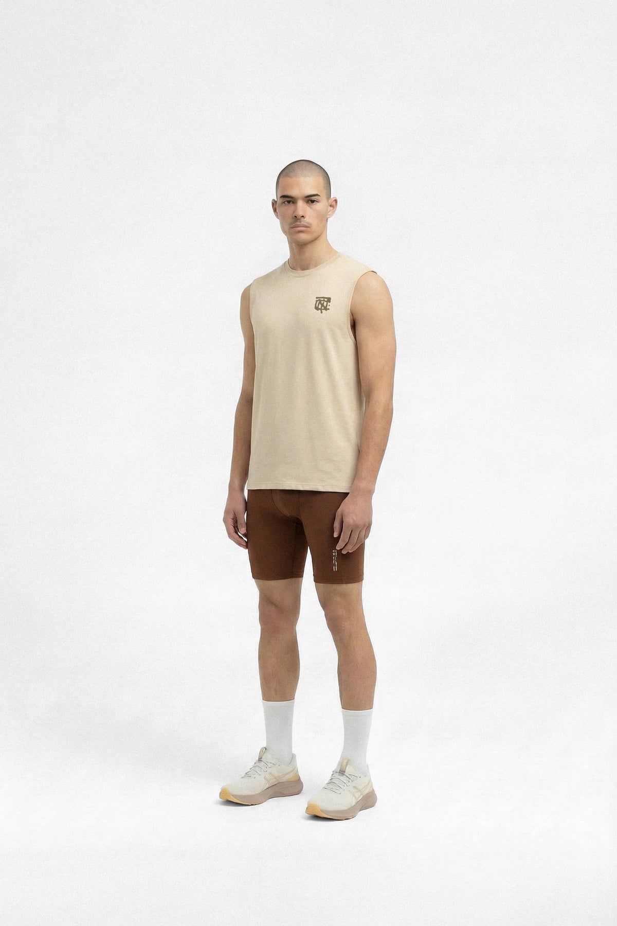 Miles don't Lie Tank Top - Light Sand — Vista 3
