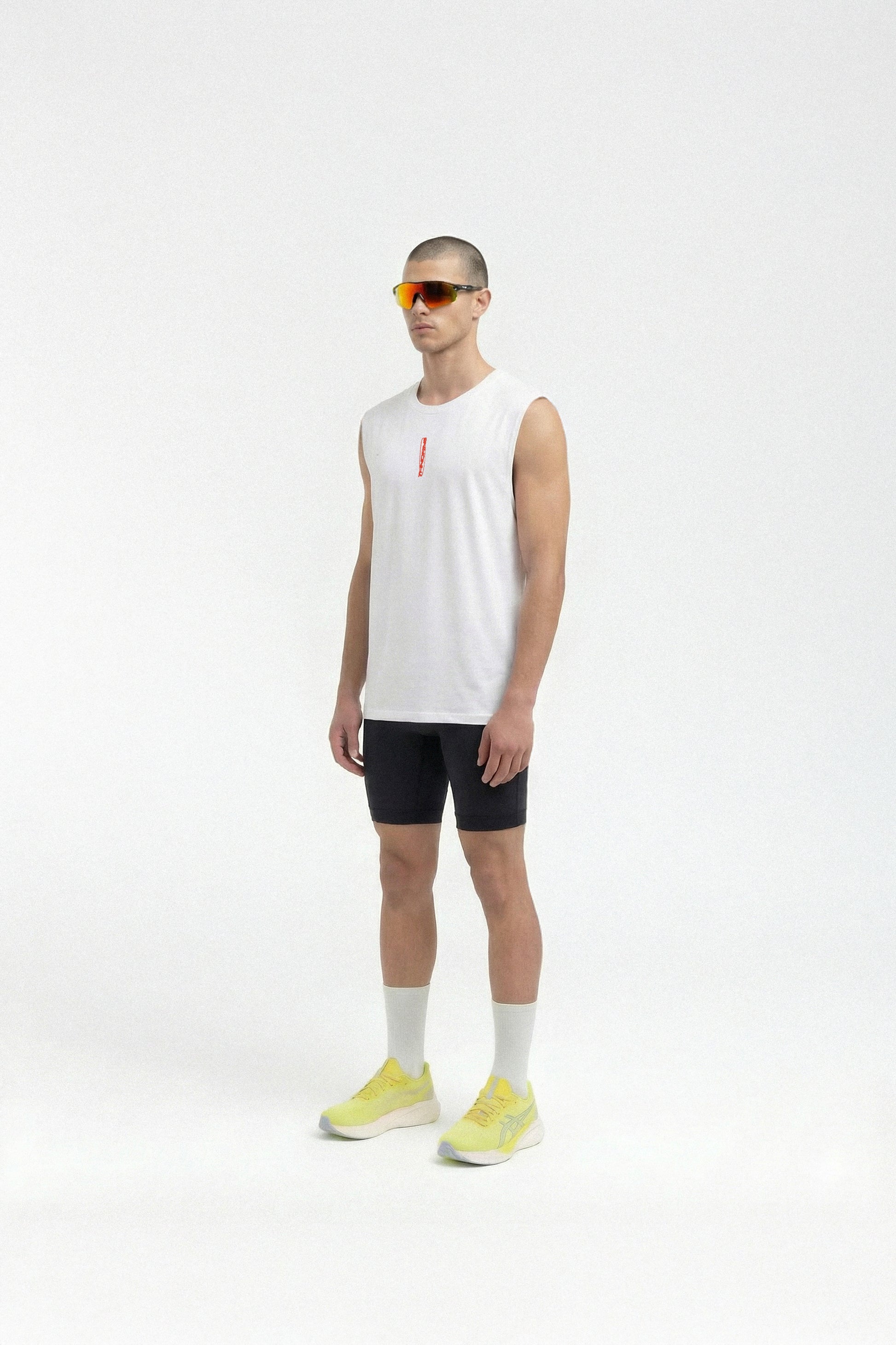 Vapor Pace Runner Tank Top - White
