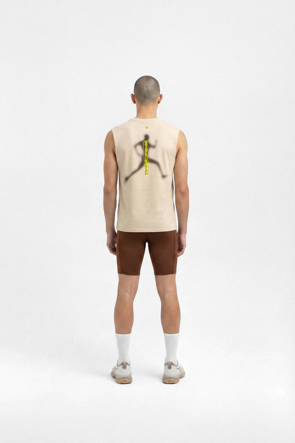 Vapor Pace Runner Tank Top - Light Sand