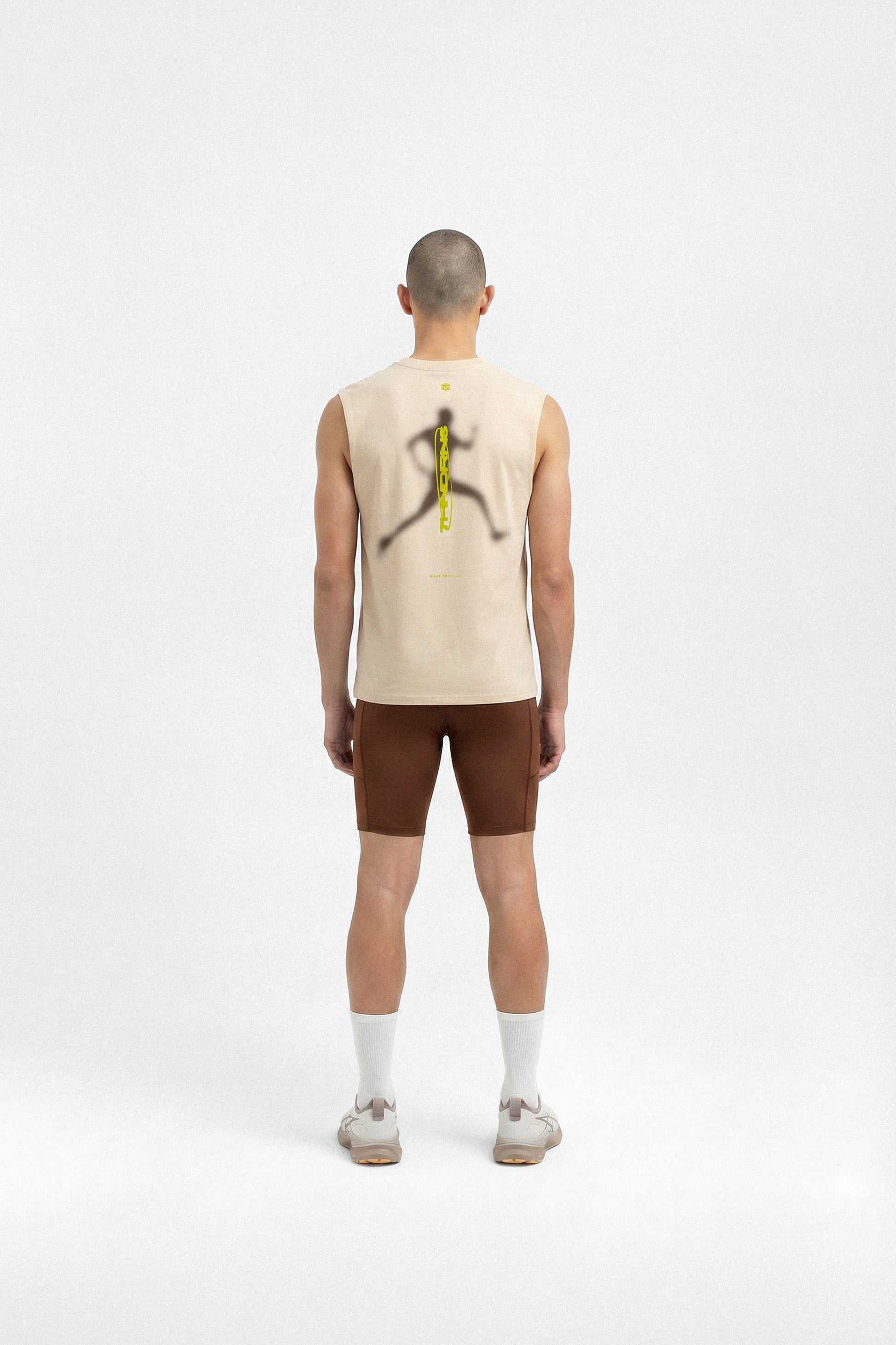 Vapor Pace Runner Tank Top - Light Sand