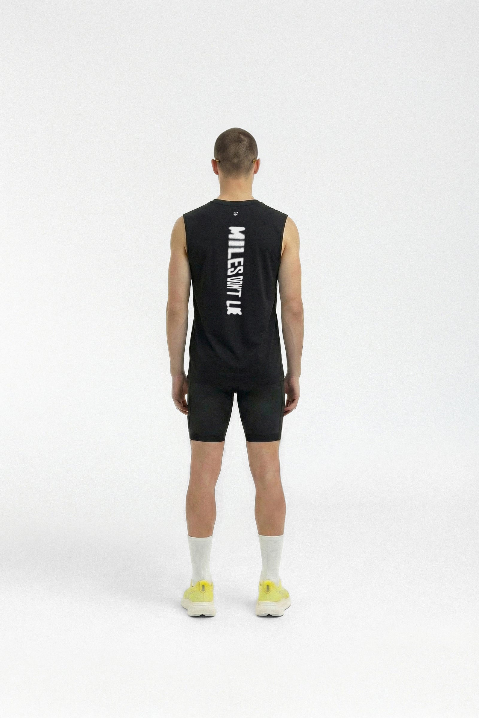 Miles don't Lie Tank Top - Black — View 4
