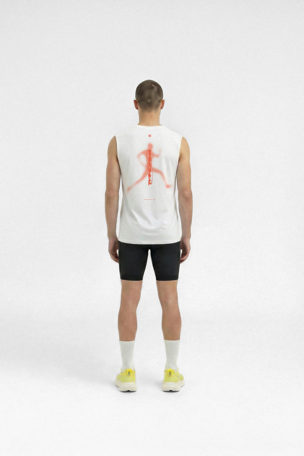 Vapor Pace Runner Tank Top - White