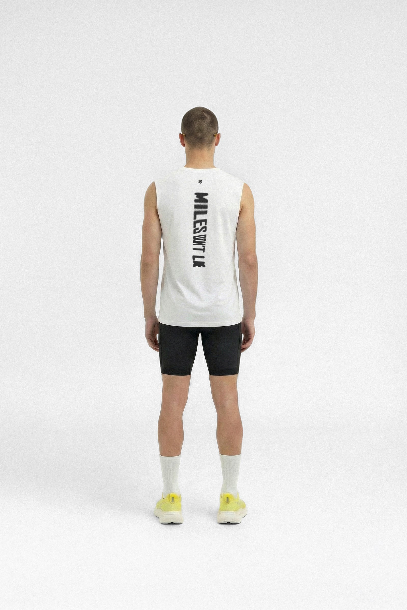 Miles don't Lie Tank Top - White — View 4
