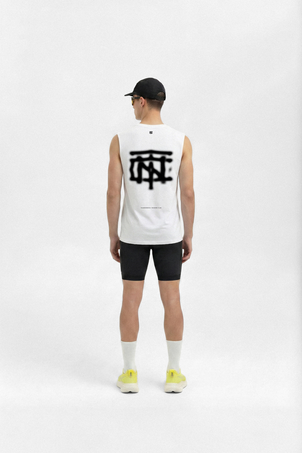 Vapor Logo Tank Top - White