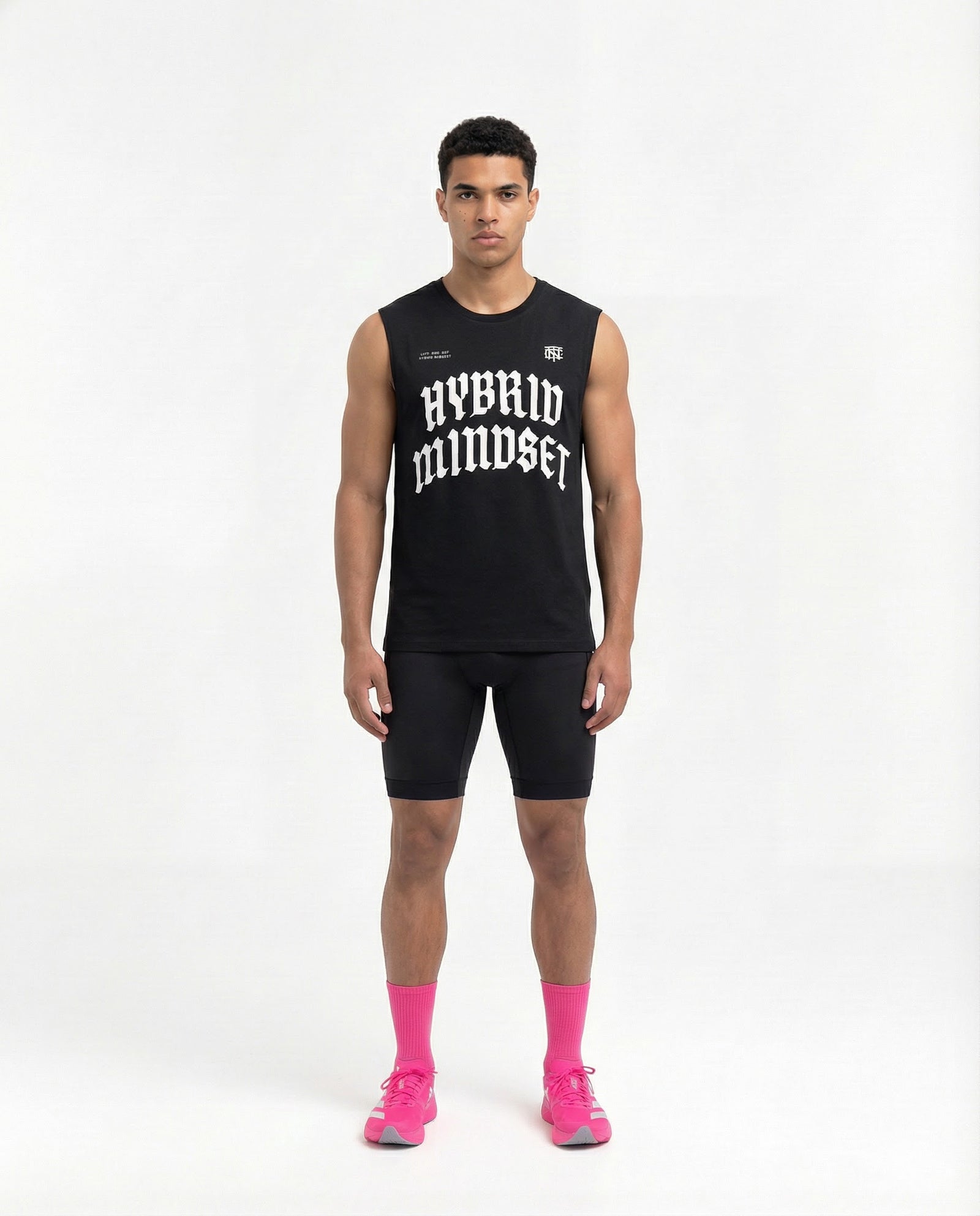Hybrid Mindset Tank Top - Black — View 2
