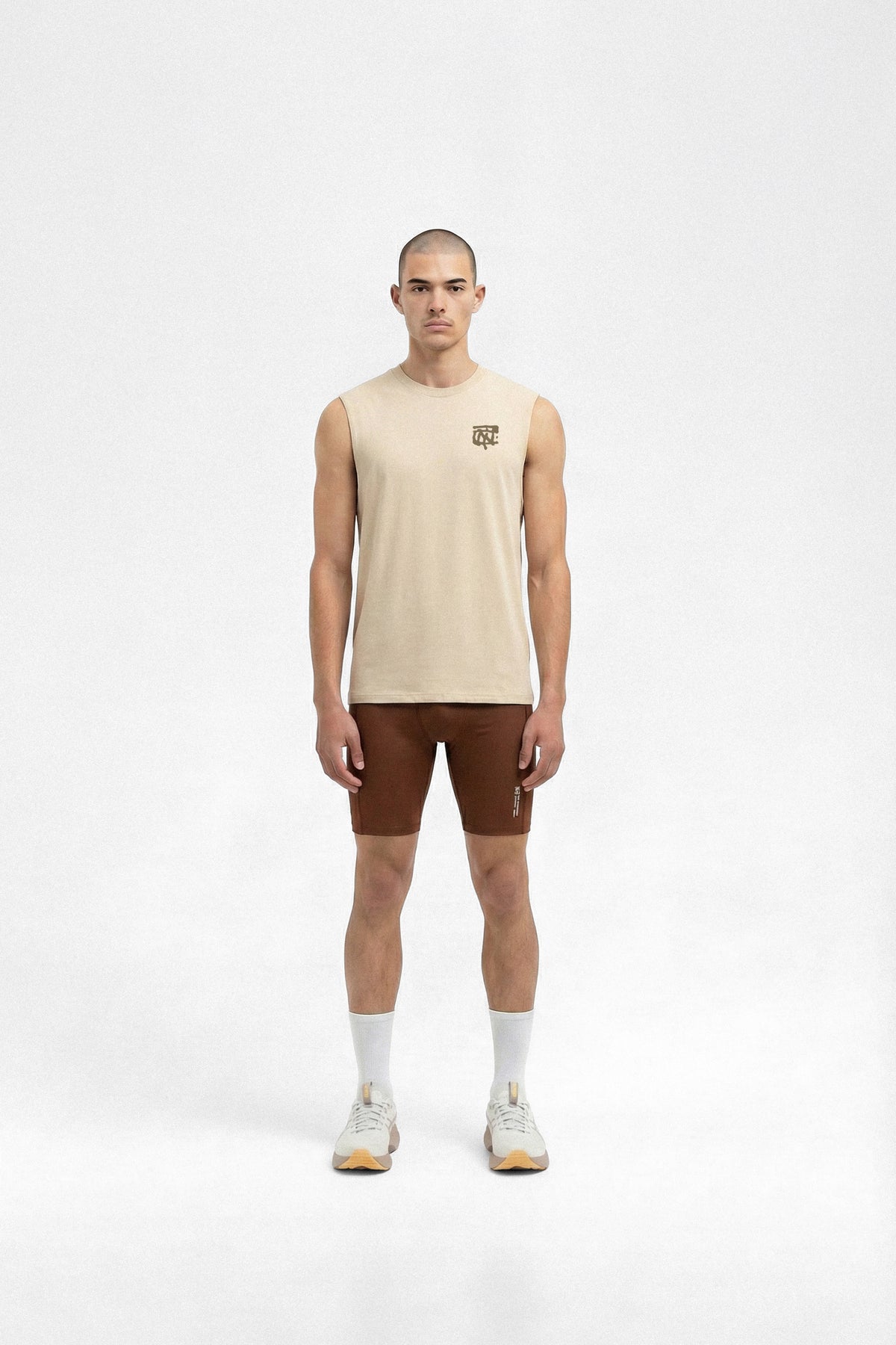 Miles don't Lie Tank Top - Light Sand — Vista 5
