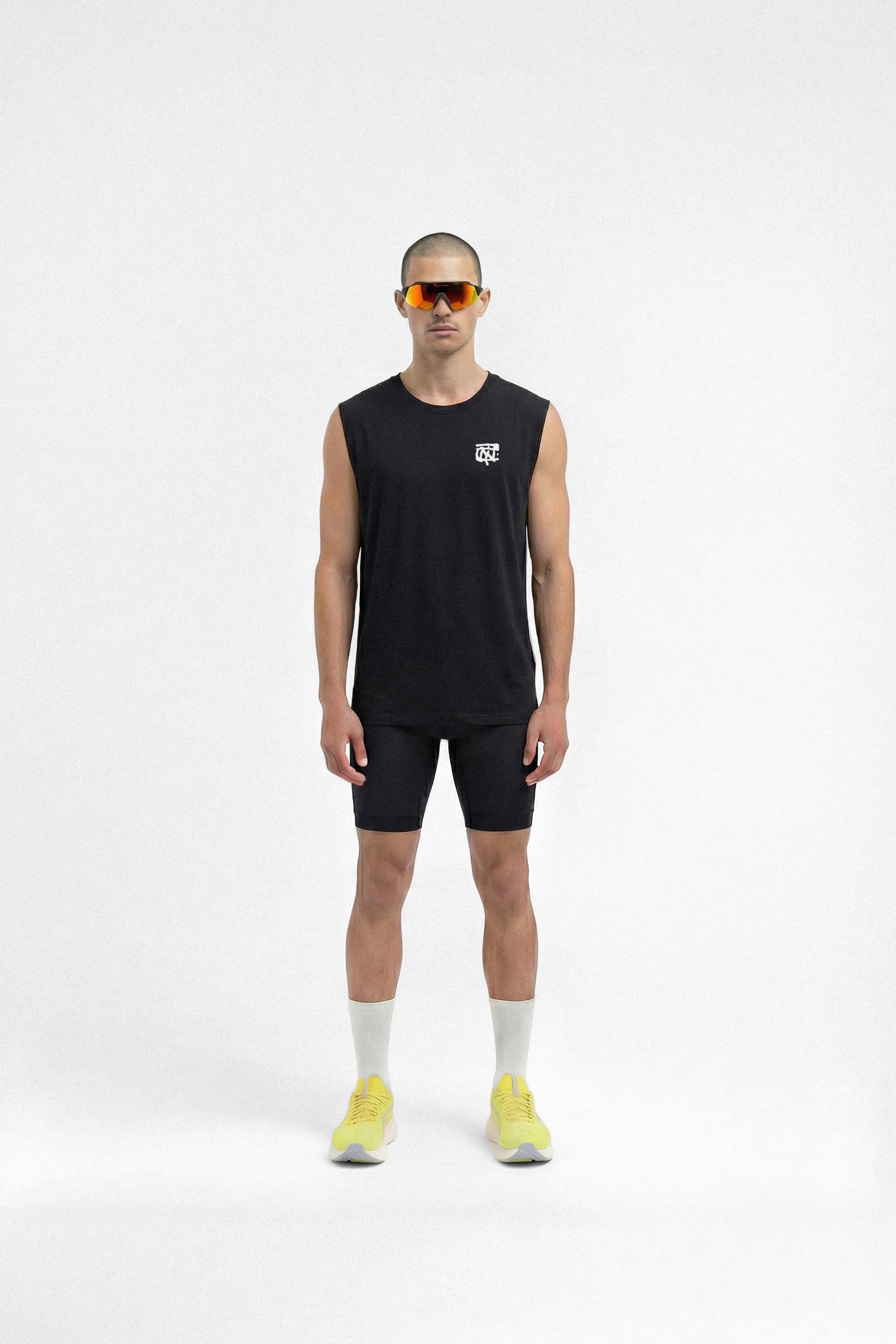 Miles don't Lie Tank Top - Black