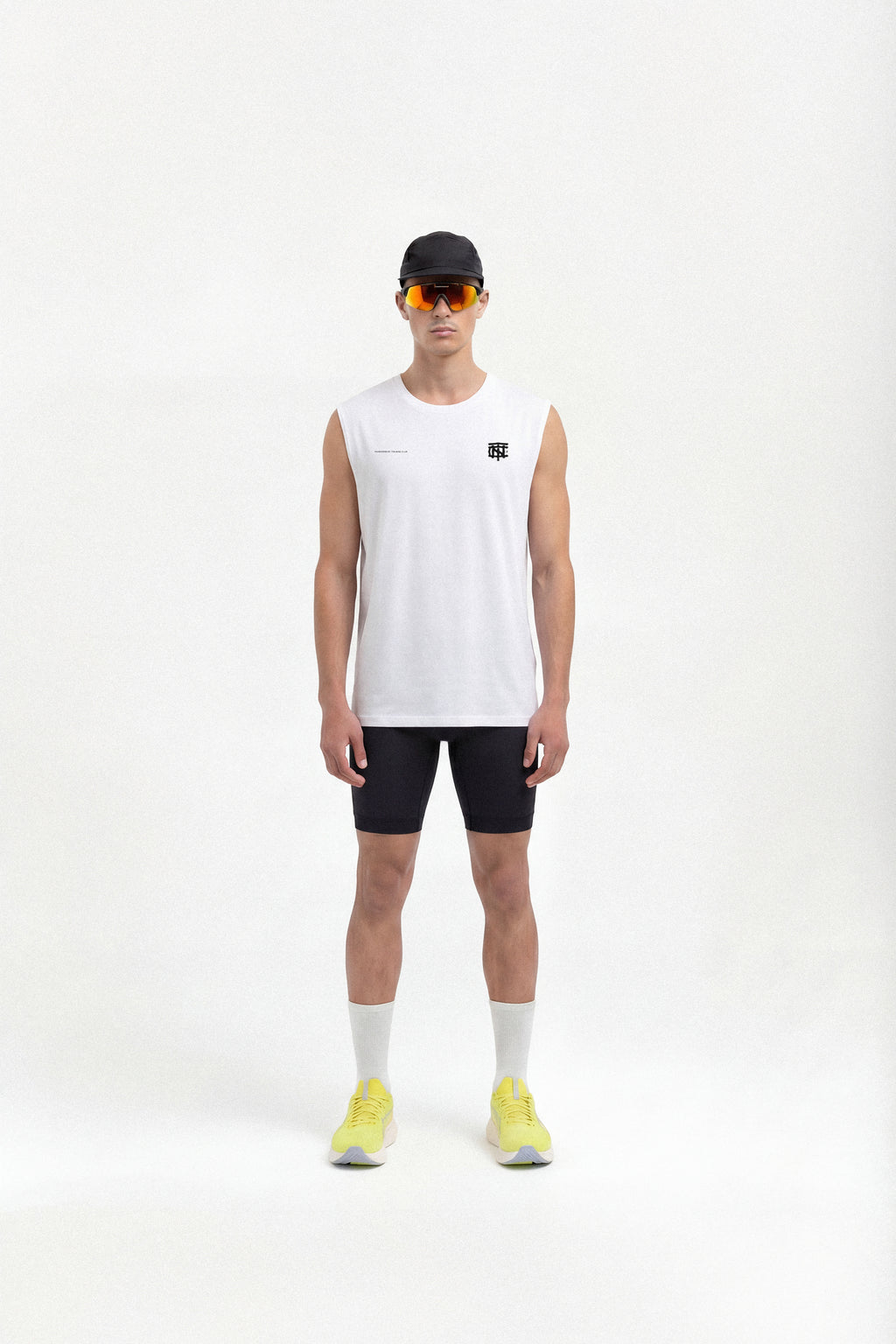 Vapor Logo Tank Top - White