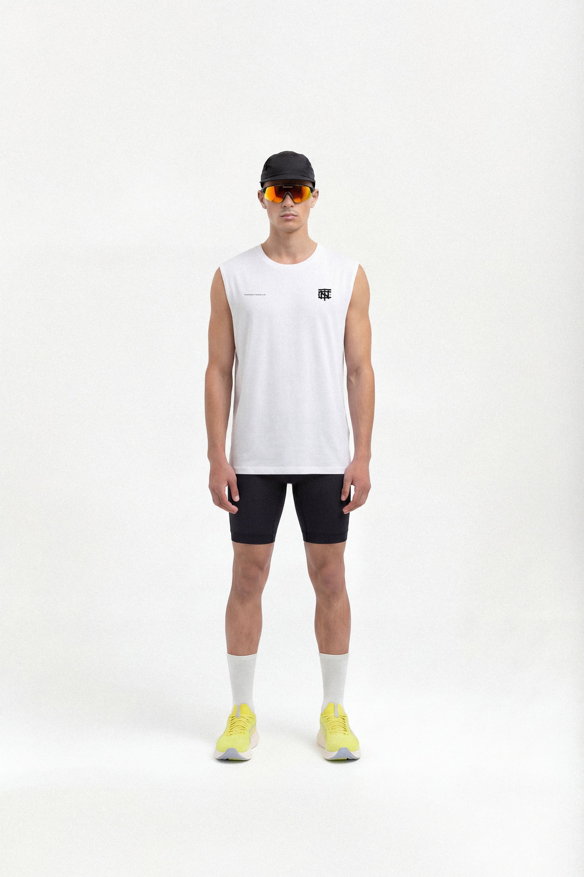 Vapor Logo Tank Top - White