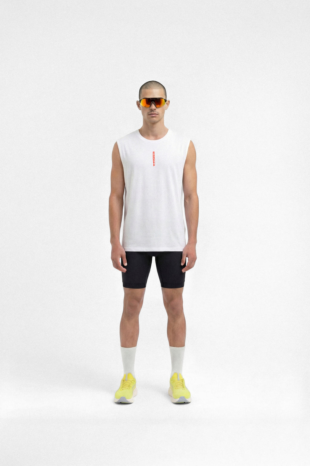 Vapor Pace Runner Tank Top - White
