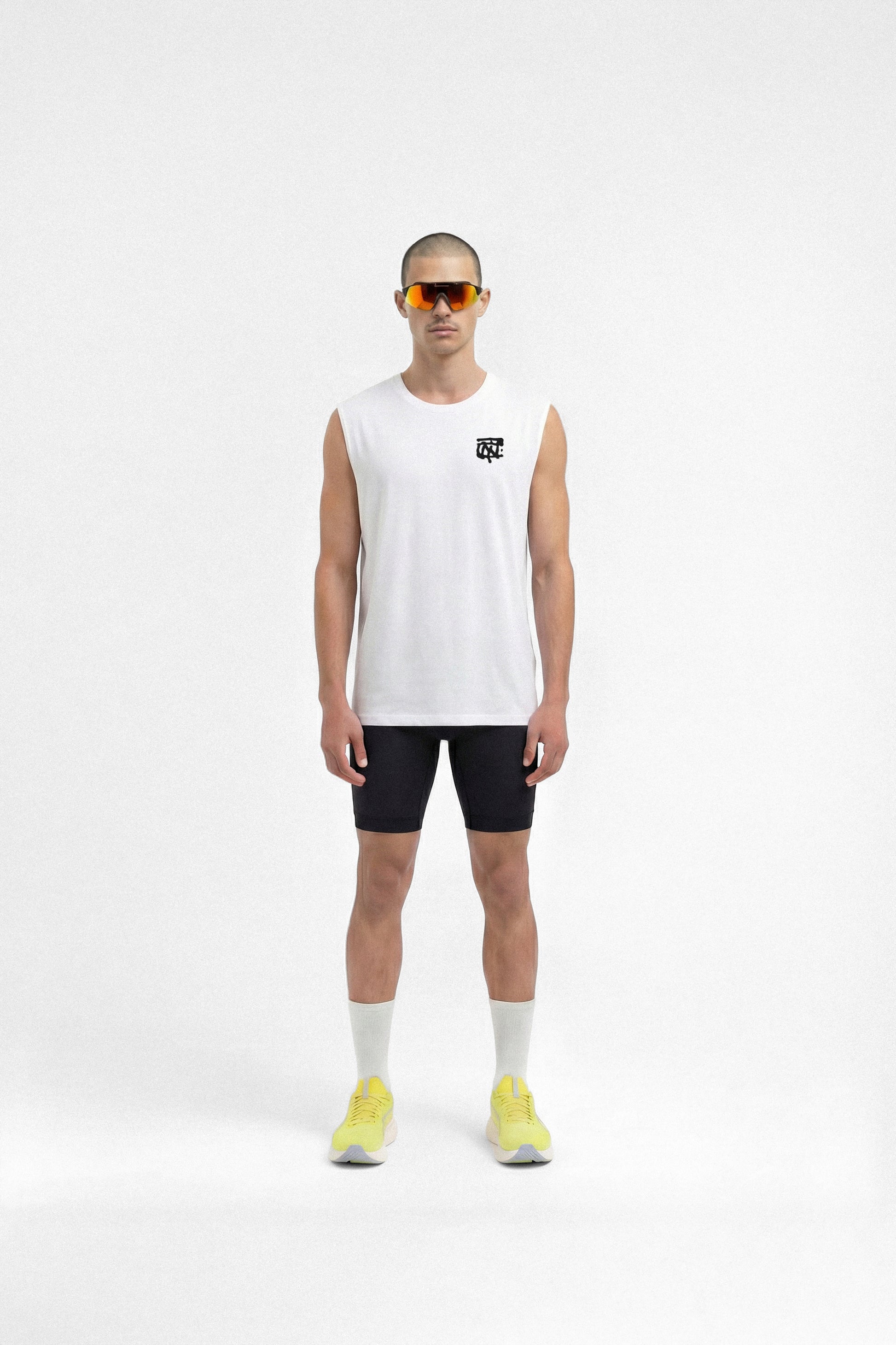 Miles don't Lie Tank Top - White