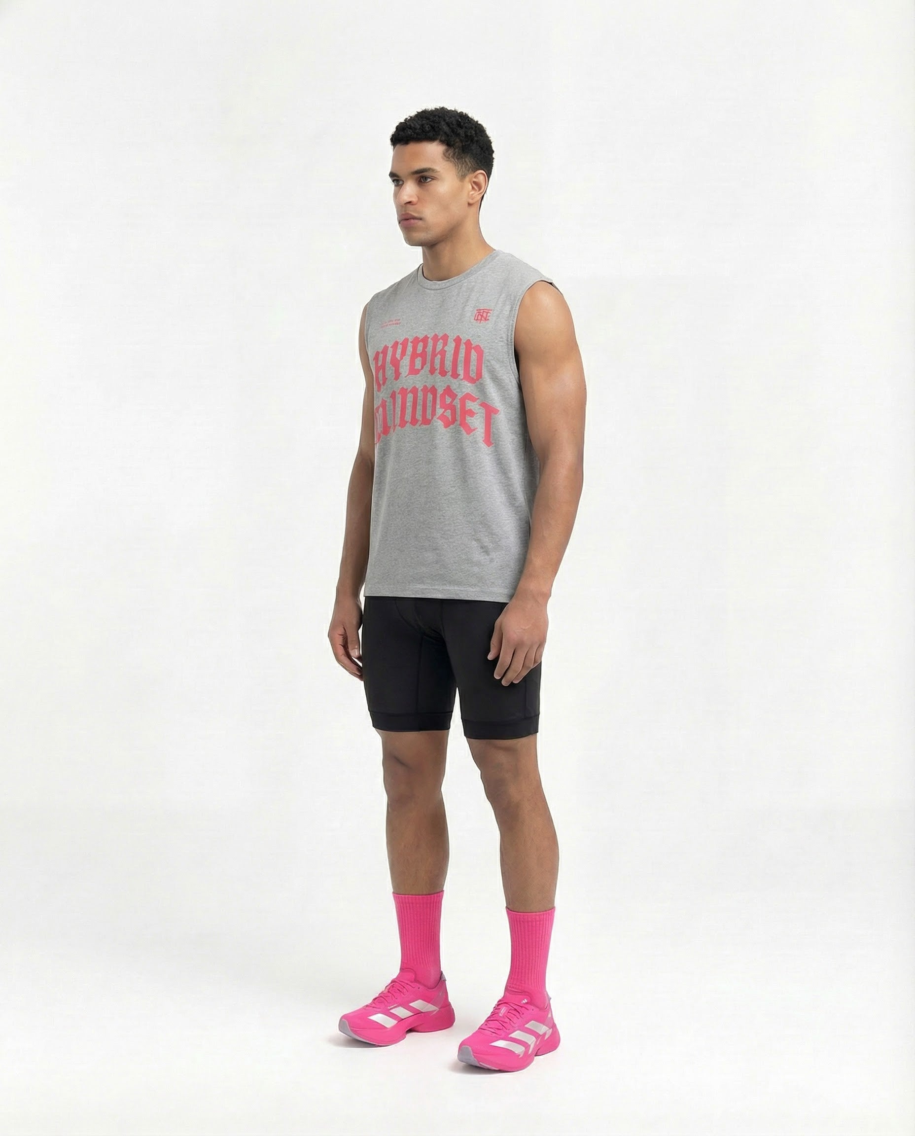 Hybrid Mindset Tank Top - Heather Grey
