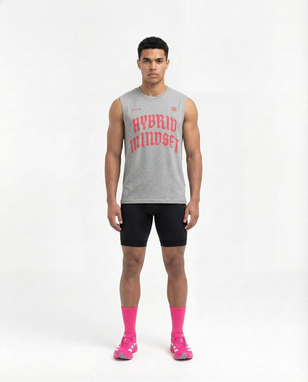 Hybrid Mindset Tank Top - Heather Grey